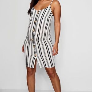 Striped Cami Mini Maternity Dress